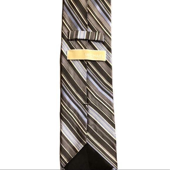Michael Kors Men’s Striped Tie - One Size - Picture 3 of 3